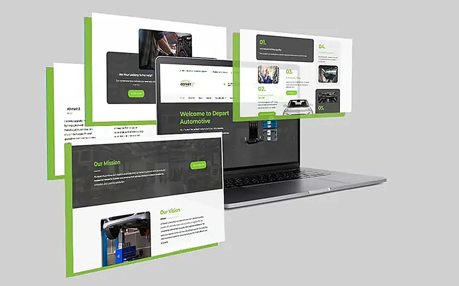 Depart Automotive project preview